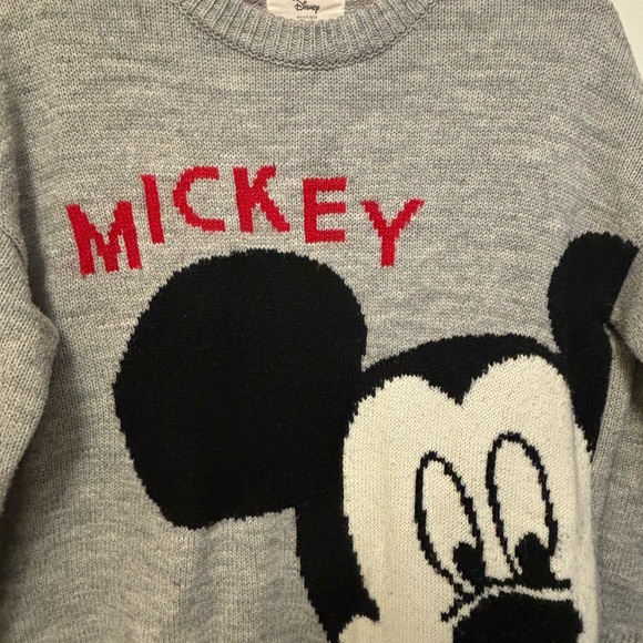 Disney Vintage Mickey Knit Crewneck Sweater - Picture 2 of 6